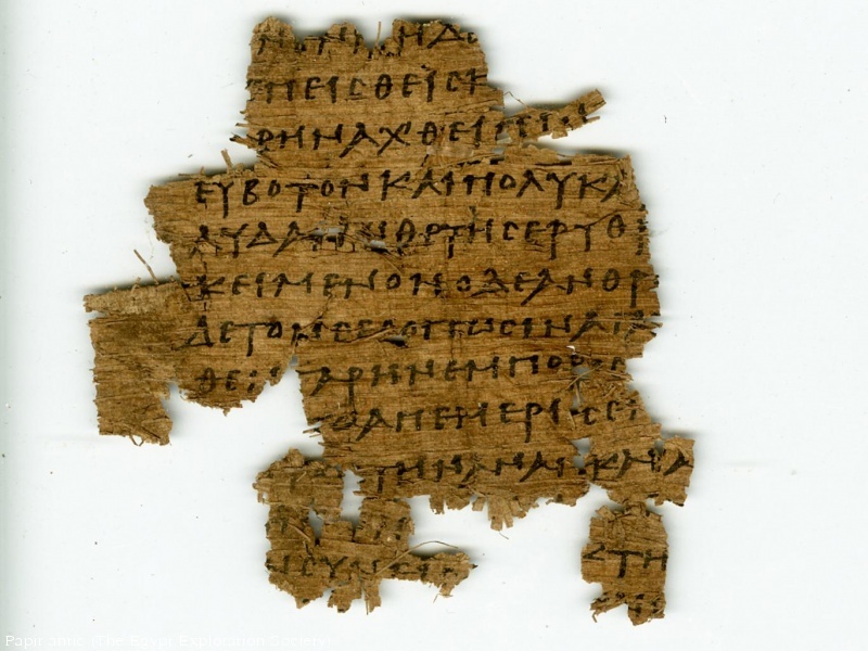 foto Papir antic (The Egypt Exploration Society)